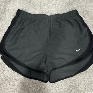 Nike Women's Dri-Fit Grey Shorts - Size Medium